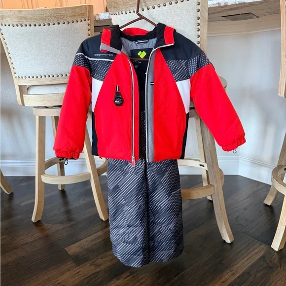 Obermeyer Black and Gray Ski Bibs / Overalls - Picture 4 of 4